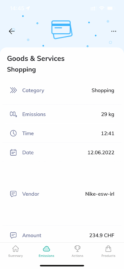 Transport emissions car