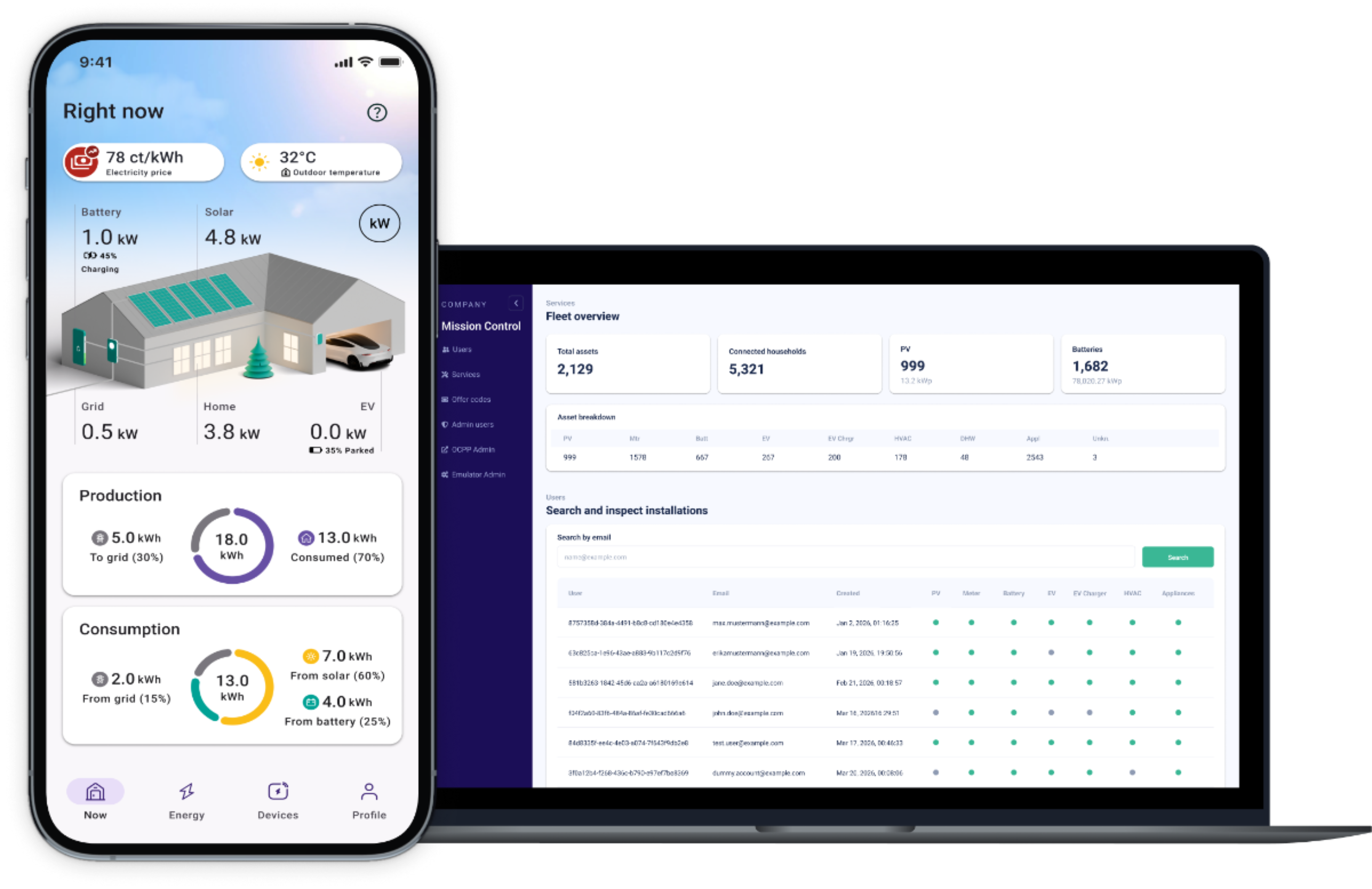 Autopilot app and Mission Control dashboard preview