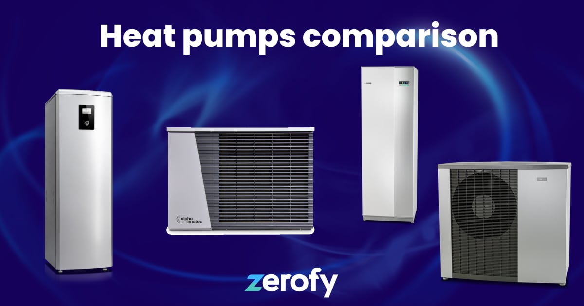 Heat Pump Comparisons SCOP, Price, and connectivity features